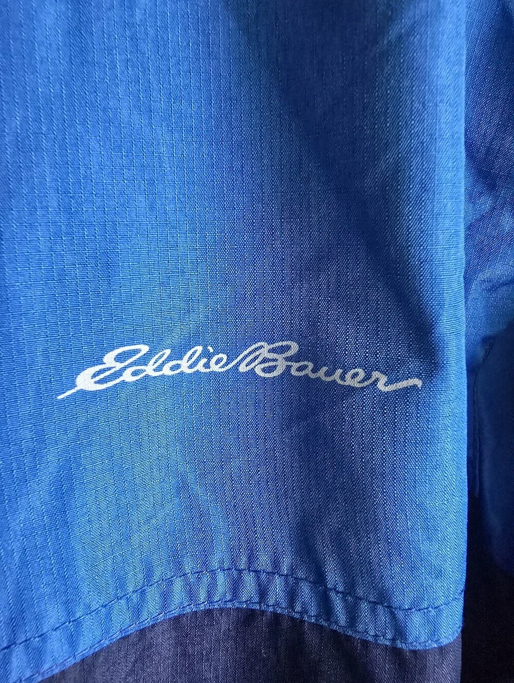 Eddie Bauer Kids XL 16 Blue Camo Fleece Waterproof Hooded Jacket Duo NWOTs